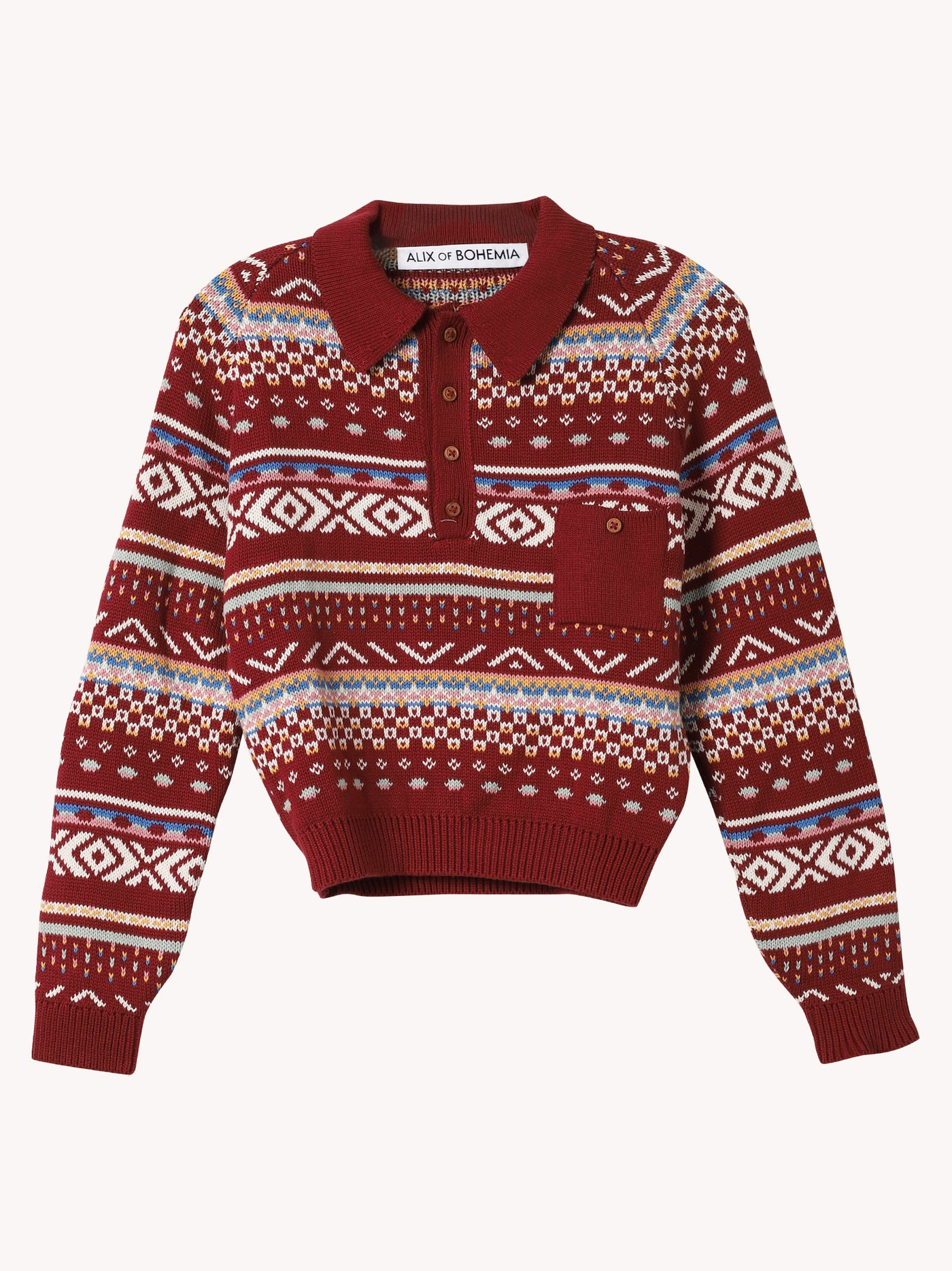 Liza Mesa Fair Isle Top
