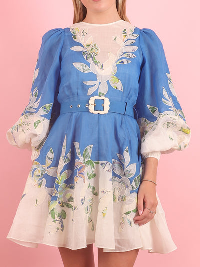 Rita Embroidered Mini Dress