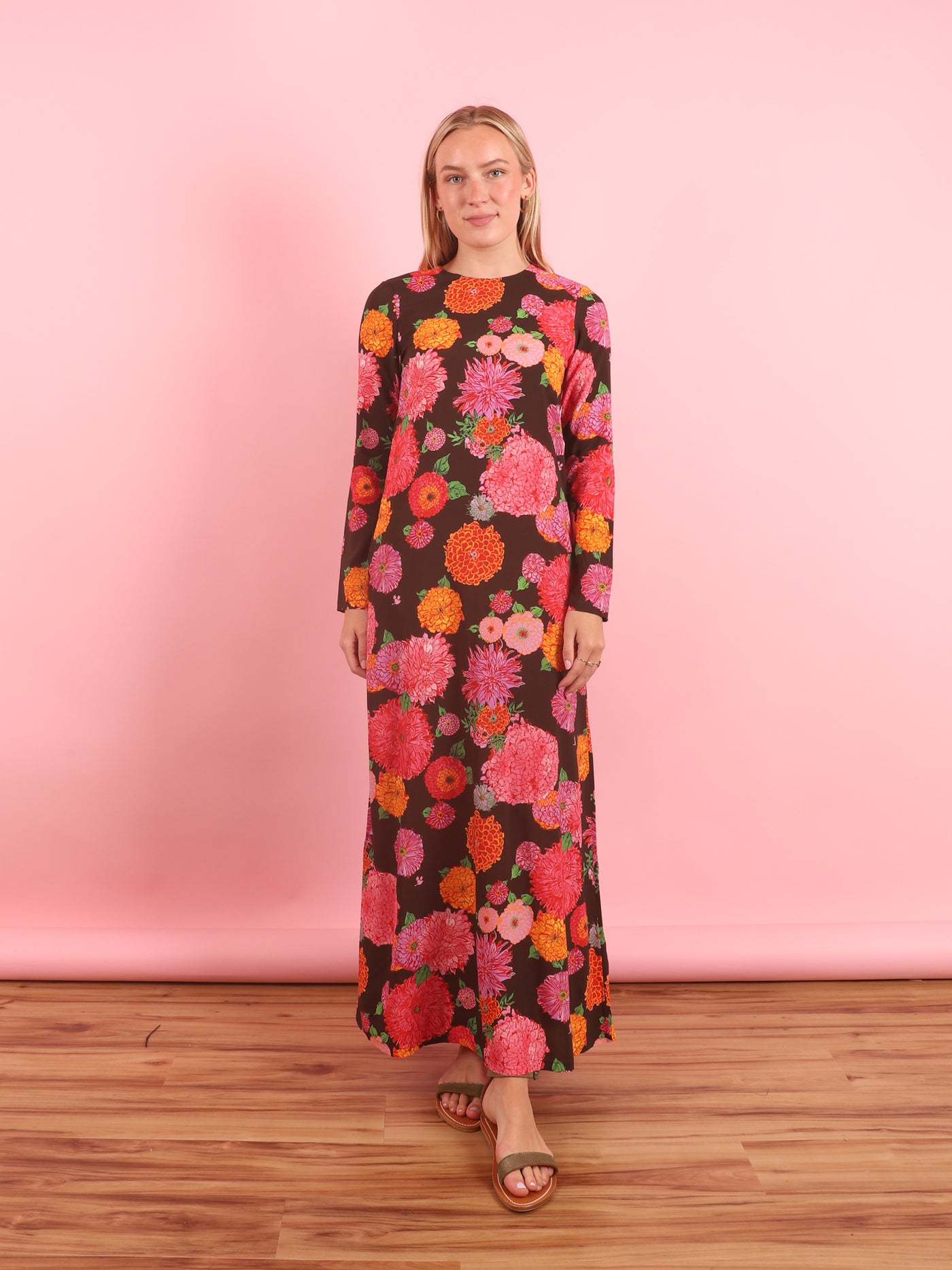 Long Sleeve Swing Dress