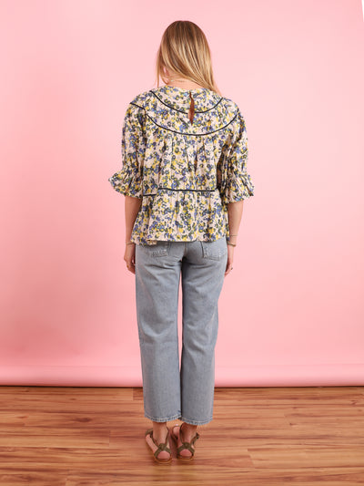 Sol Print Woven Top