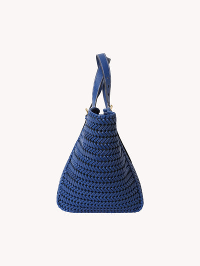 NEESON SQUARE TOTE IN MONDAY BLUE