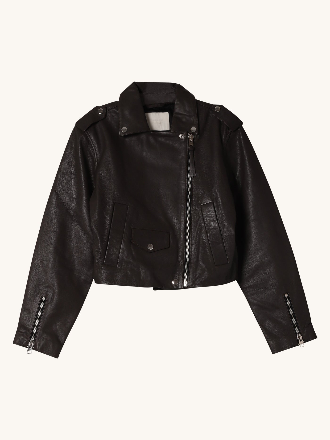 Aria Leather Biker Jacket