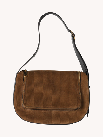 Vere Corduroy Suede New Shoulder Bag