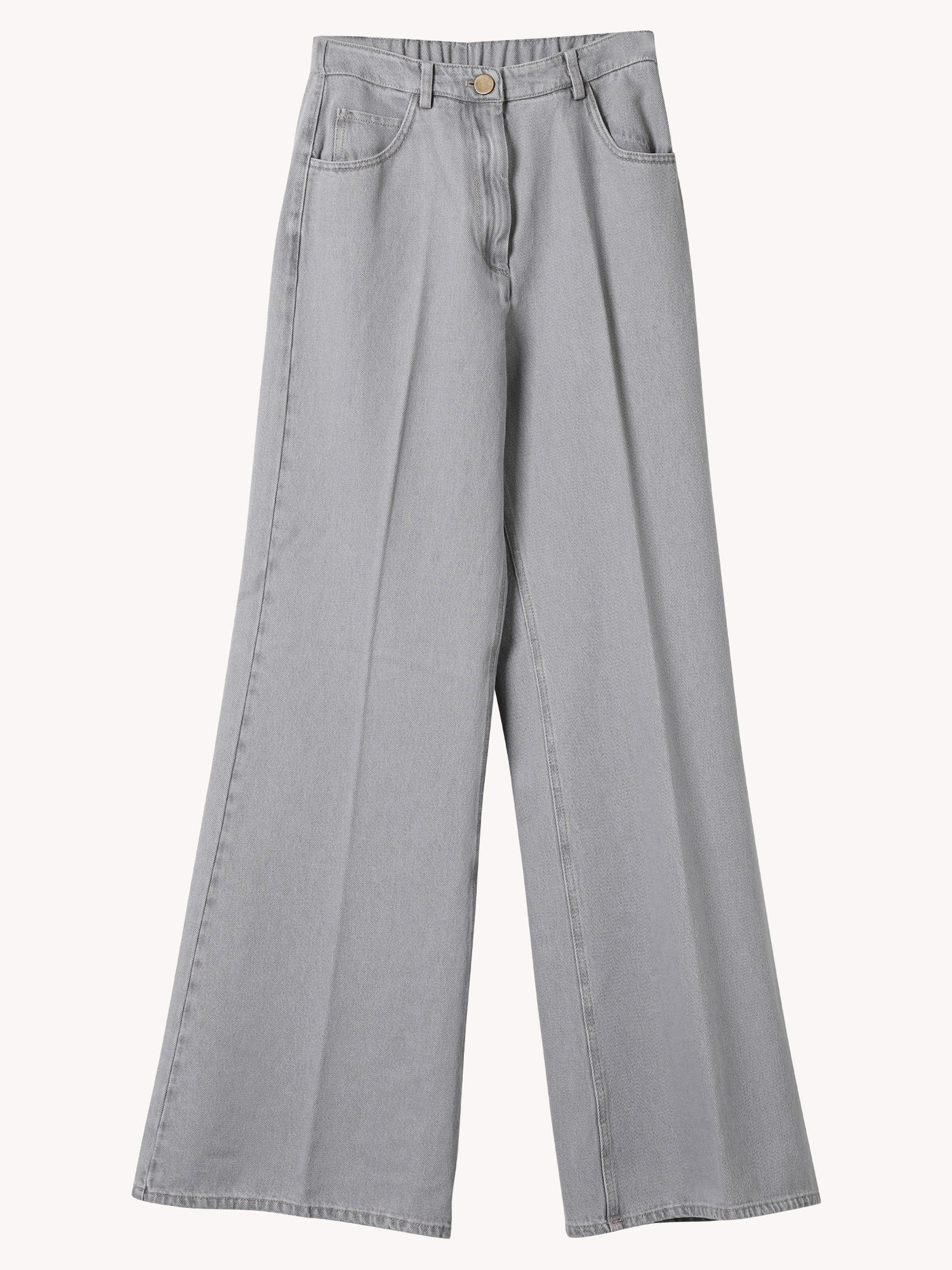 GRAY DENIM PANTS