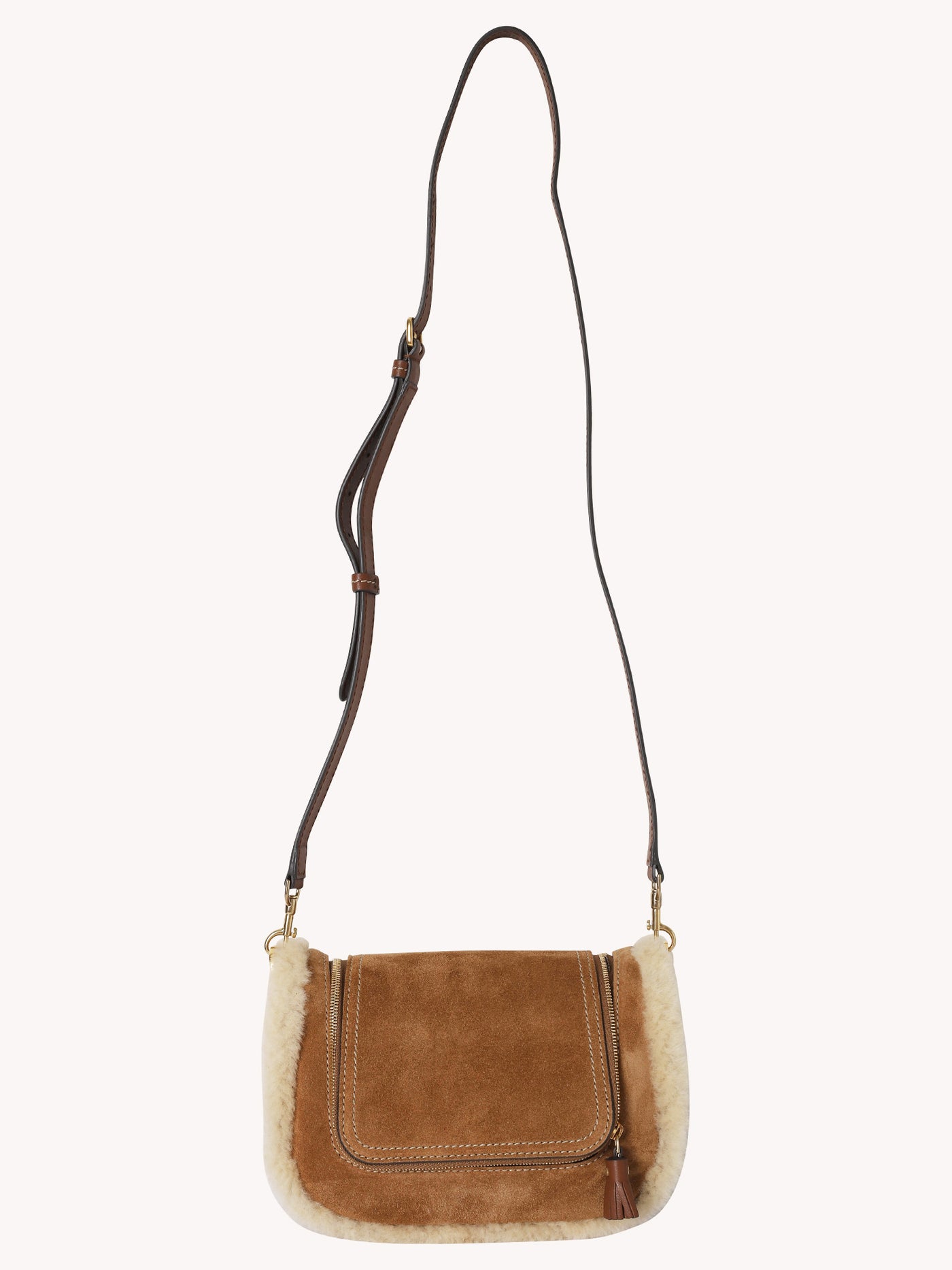 Vere Small Suede Satchel