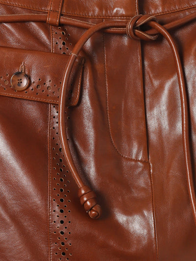 Luna Leather Skirt