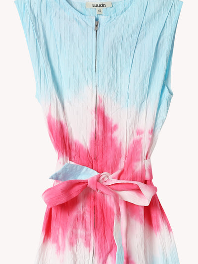 Sleeveless Midi Zipper Dress