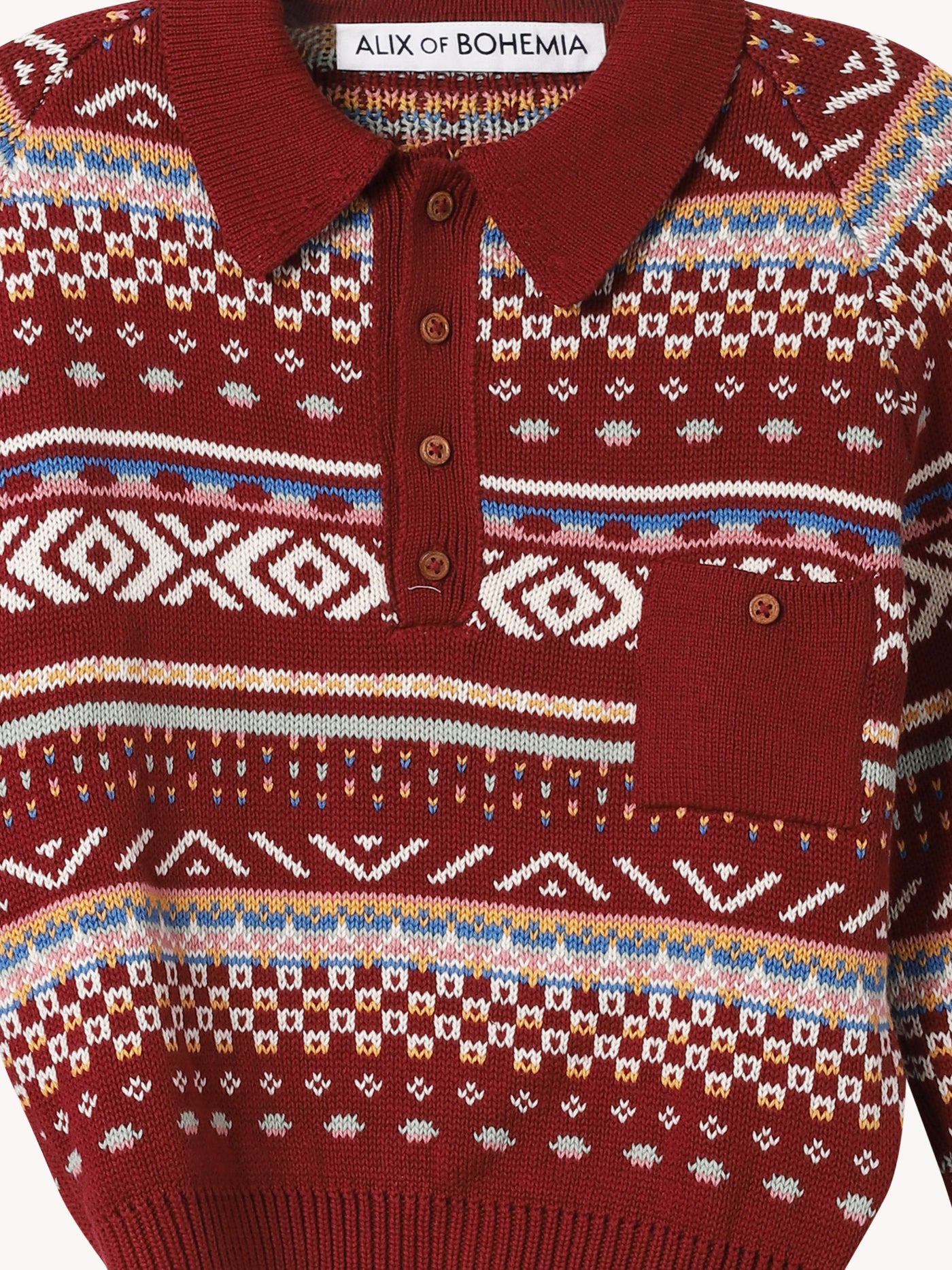 Liza Mesa Fair Isle Top