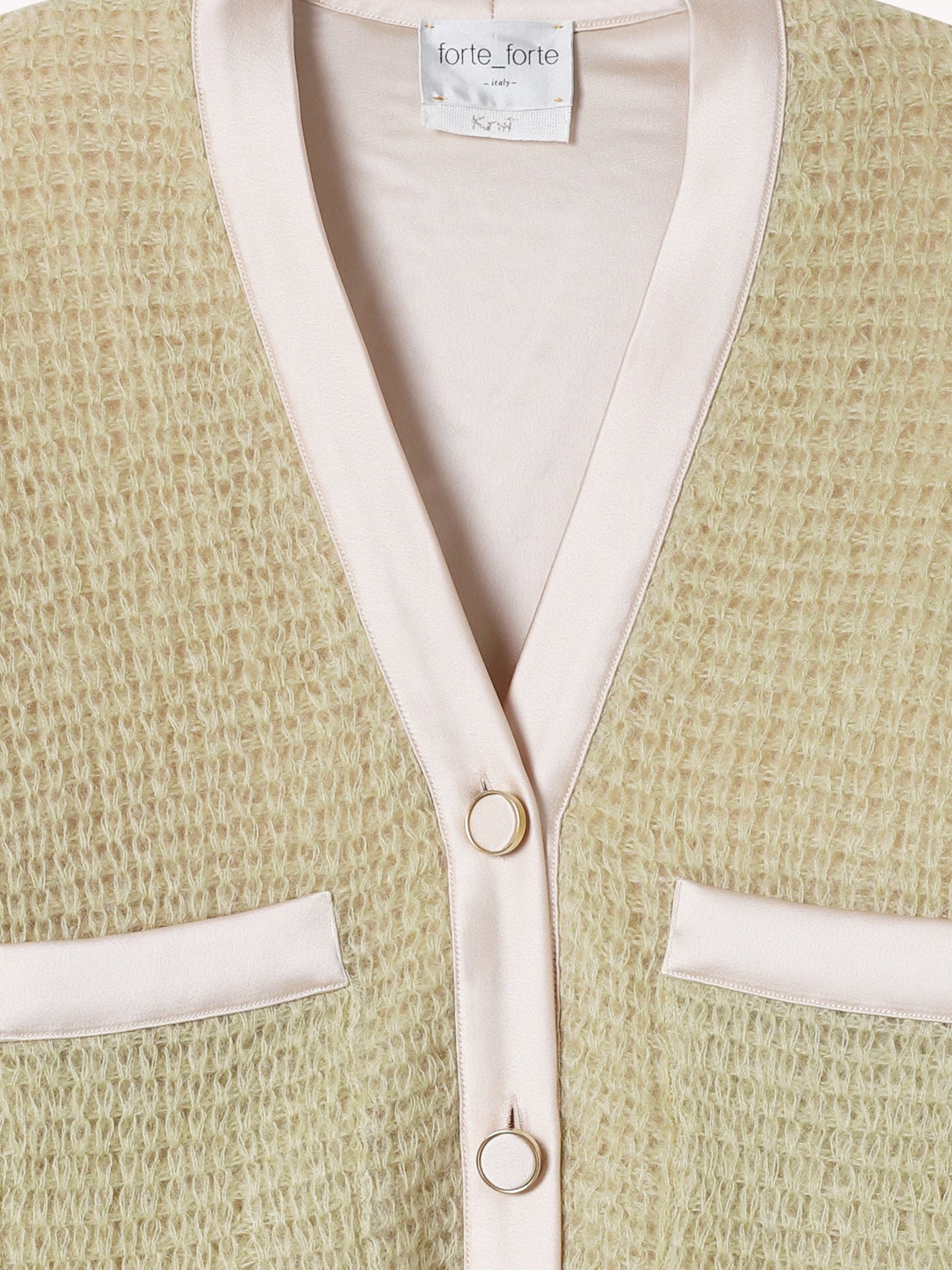 Waffle Mohair Cardigan