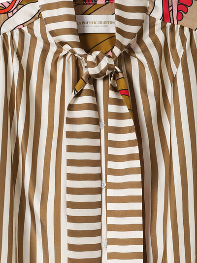 Francoise Mix Raye Blouse