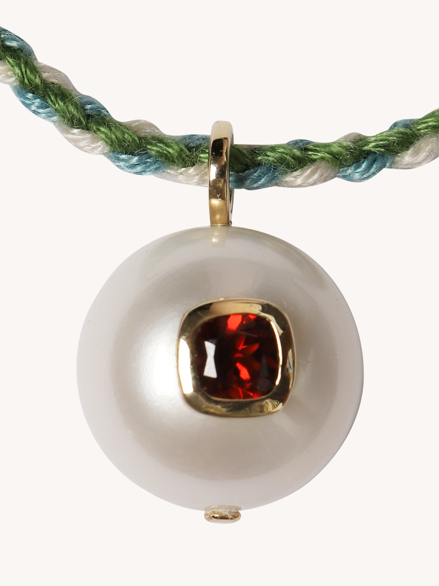 Eddie Necklace with Garnet
