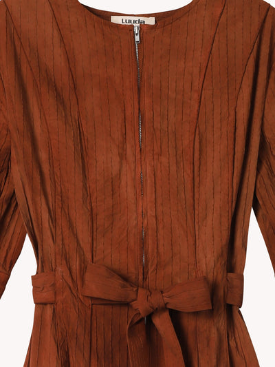 Midi Zipper Dress