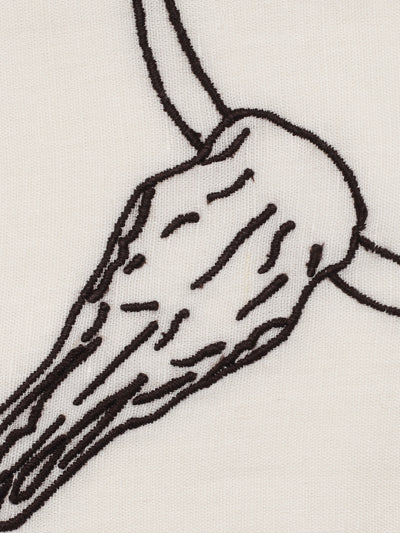 Cai Cow Skull Handkerchief