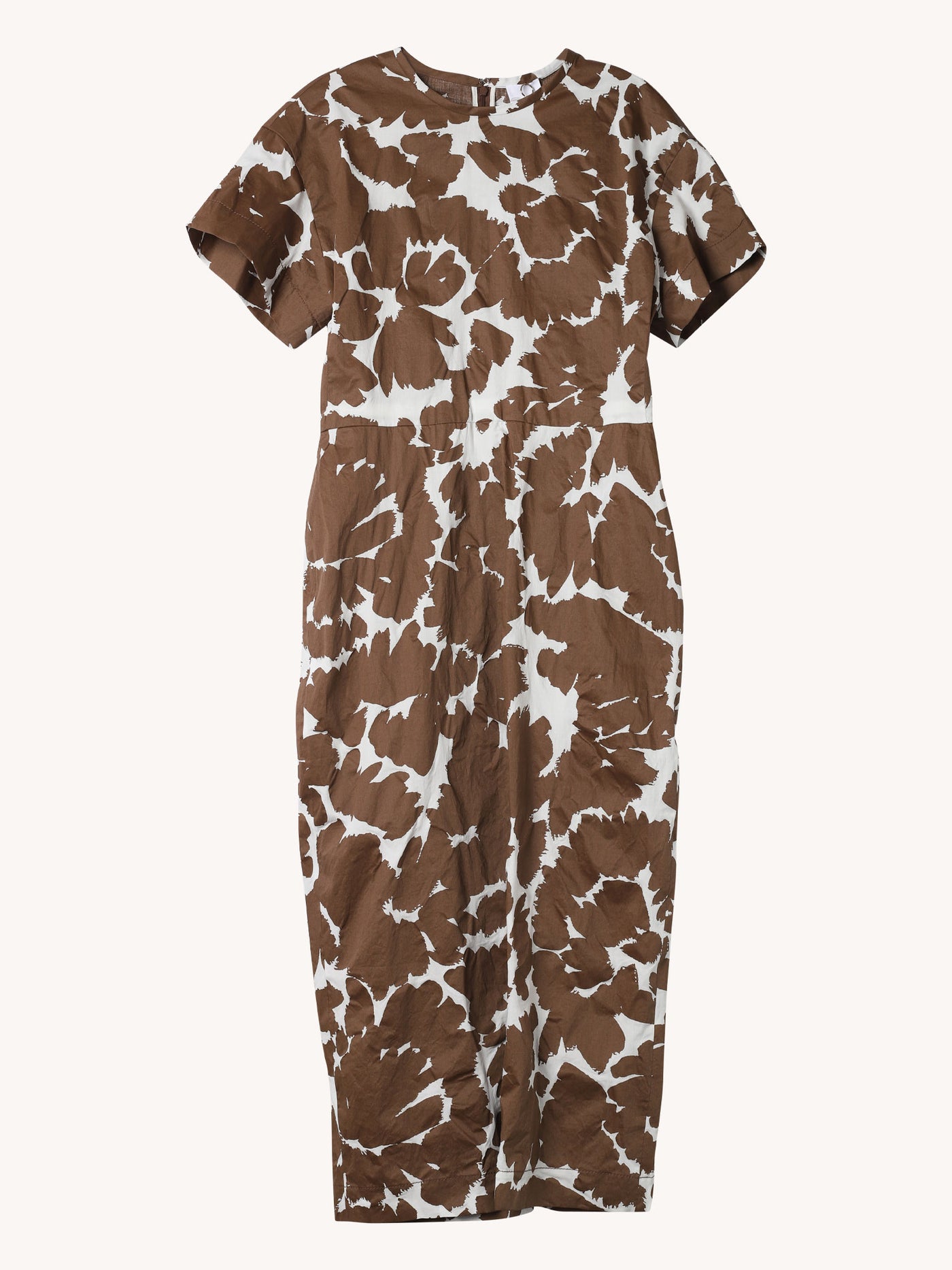 Short Sleeve Midi Dress Brown / IT 44 Short Sleeve Midi Dress Brown / IT 44