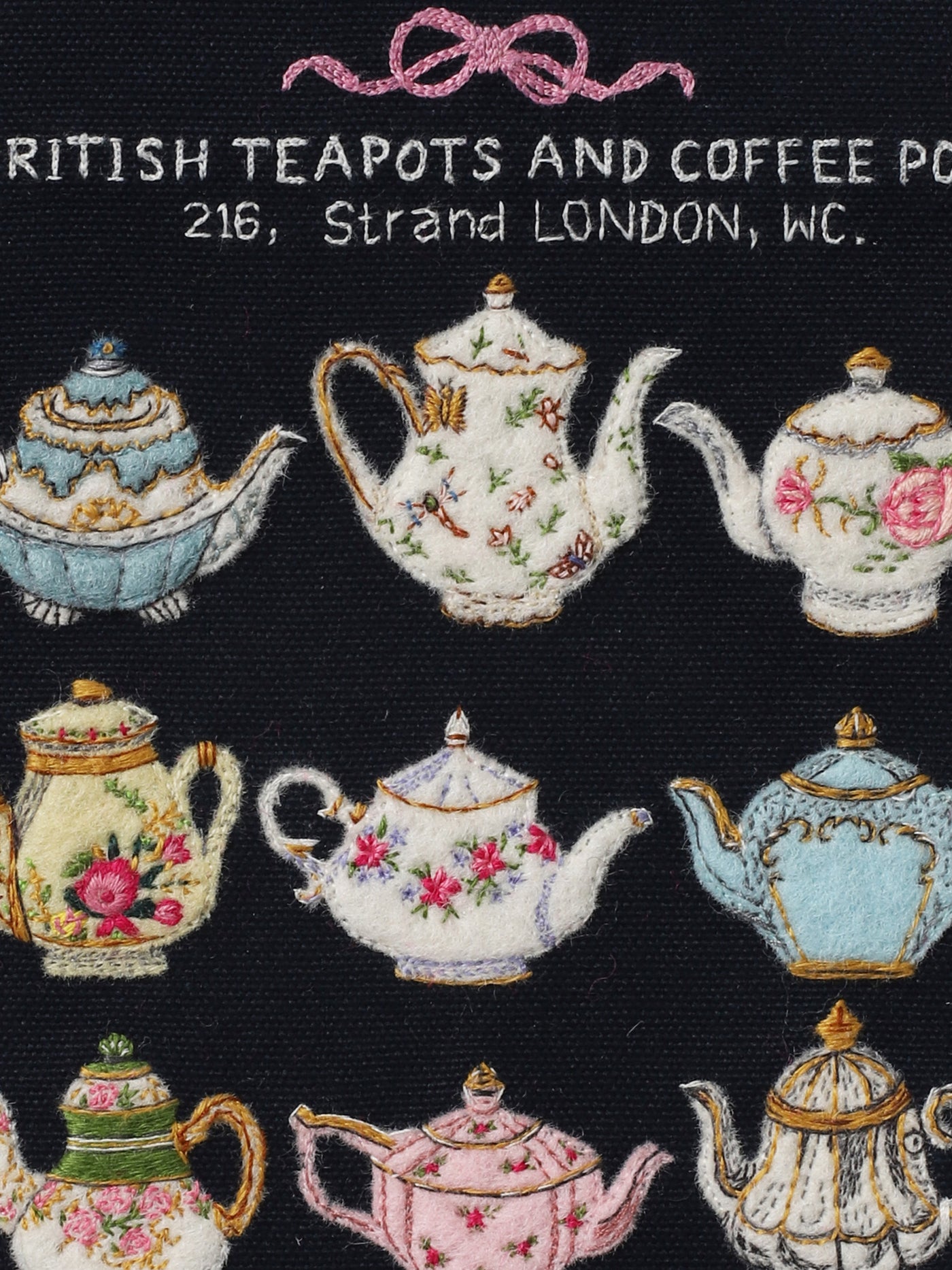 British Teapot Book Clutch