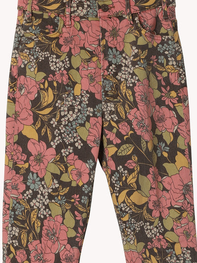 THE HUSTLER ANKLE FLORAL JEAN