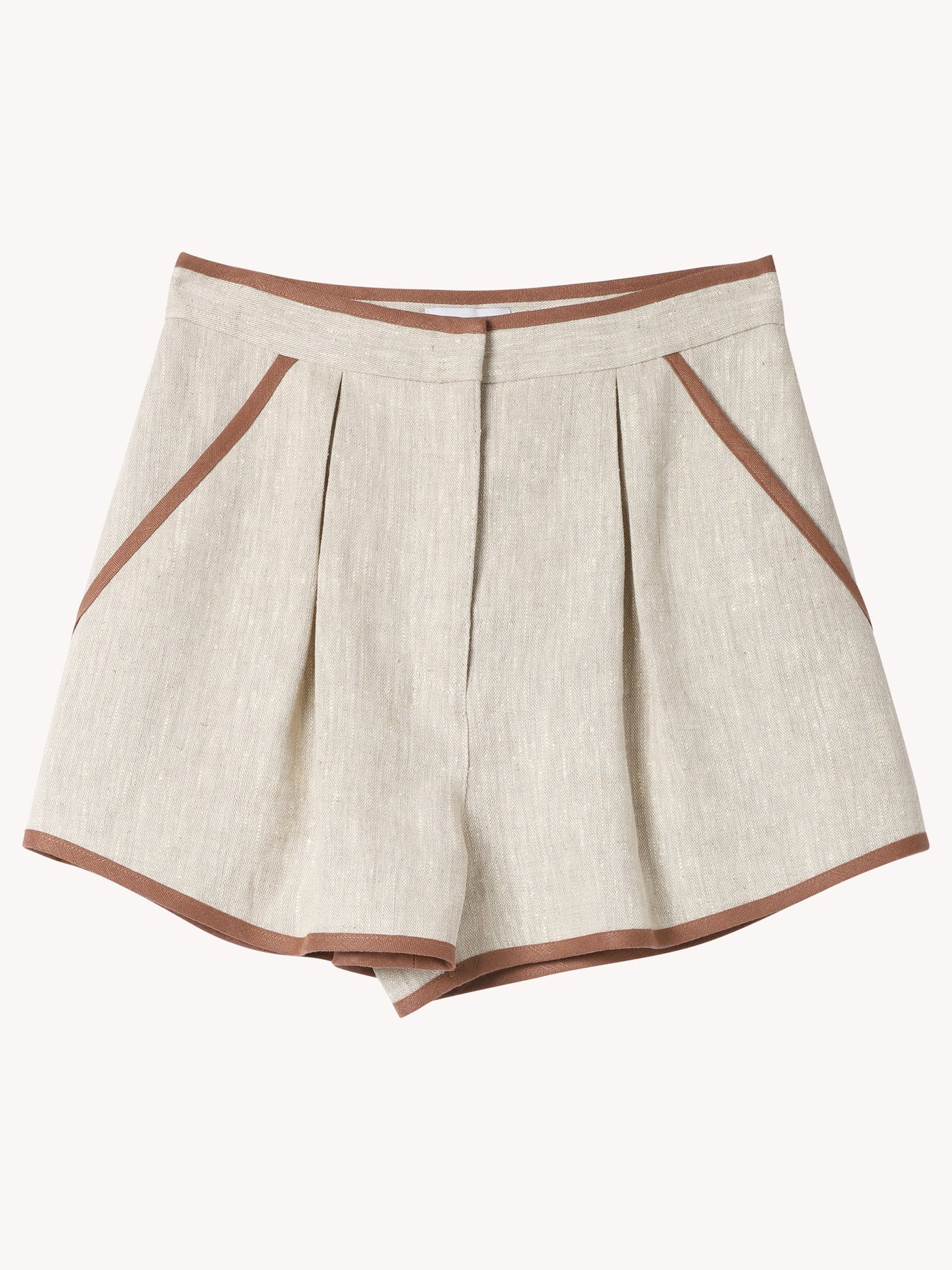 Bound Pleated Short