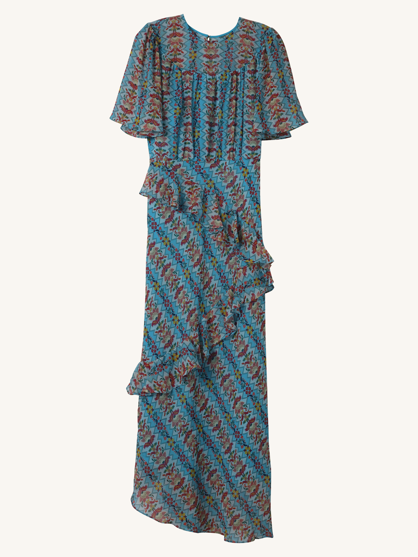 Vida Dress in Blue Multi