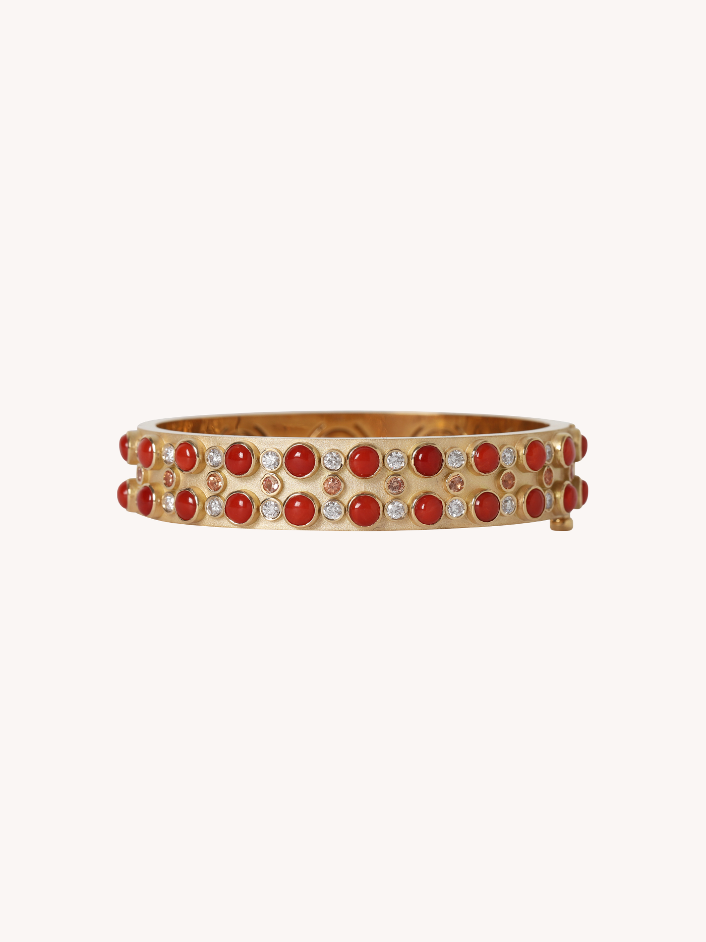 TRIO STONE CABOCHON BANGLE