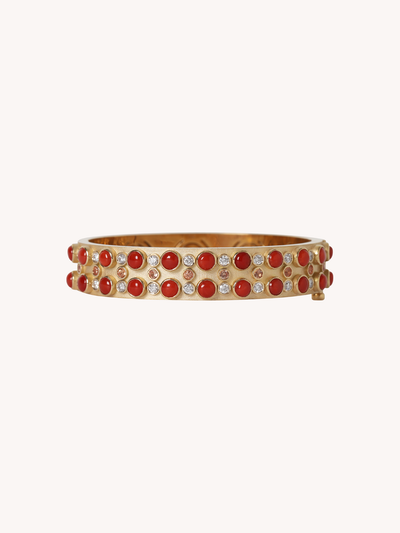 TRIO STONE CABOCHON BANGLE