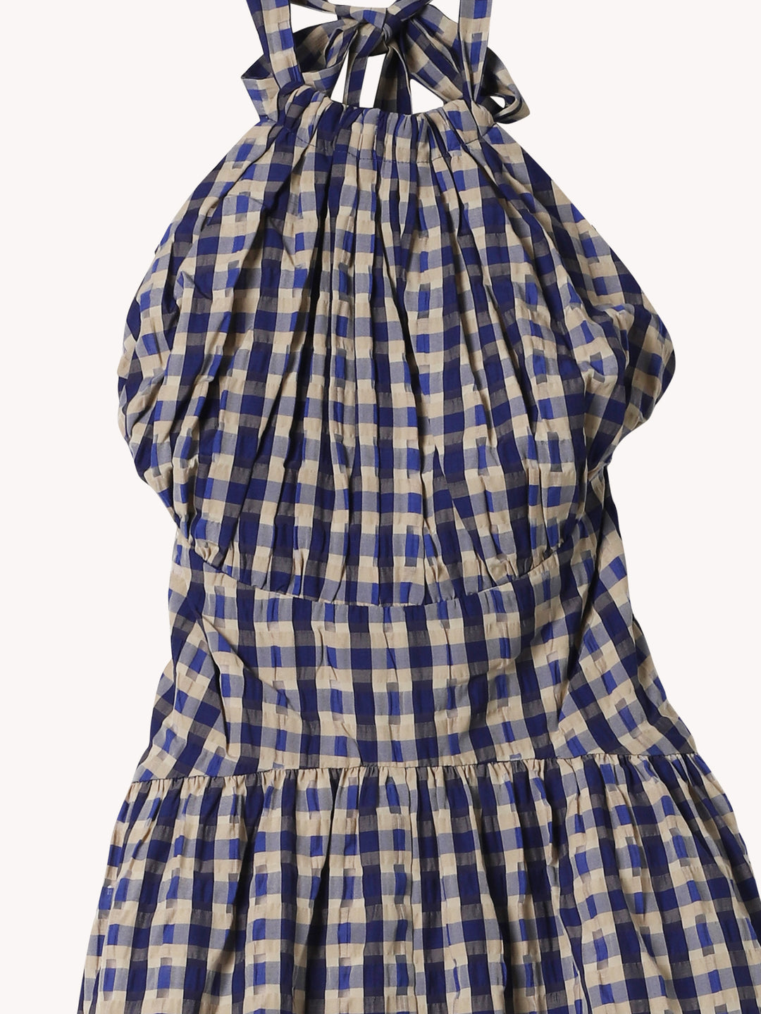 rosie assoulin halter in the name of love dress Halter in the Name of Love Seersucker Dress – CabanaCanary