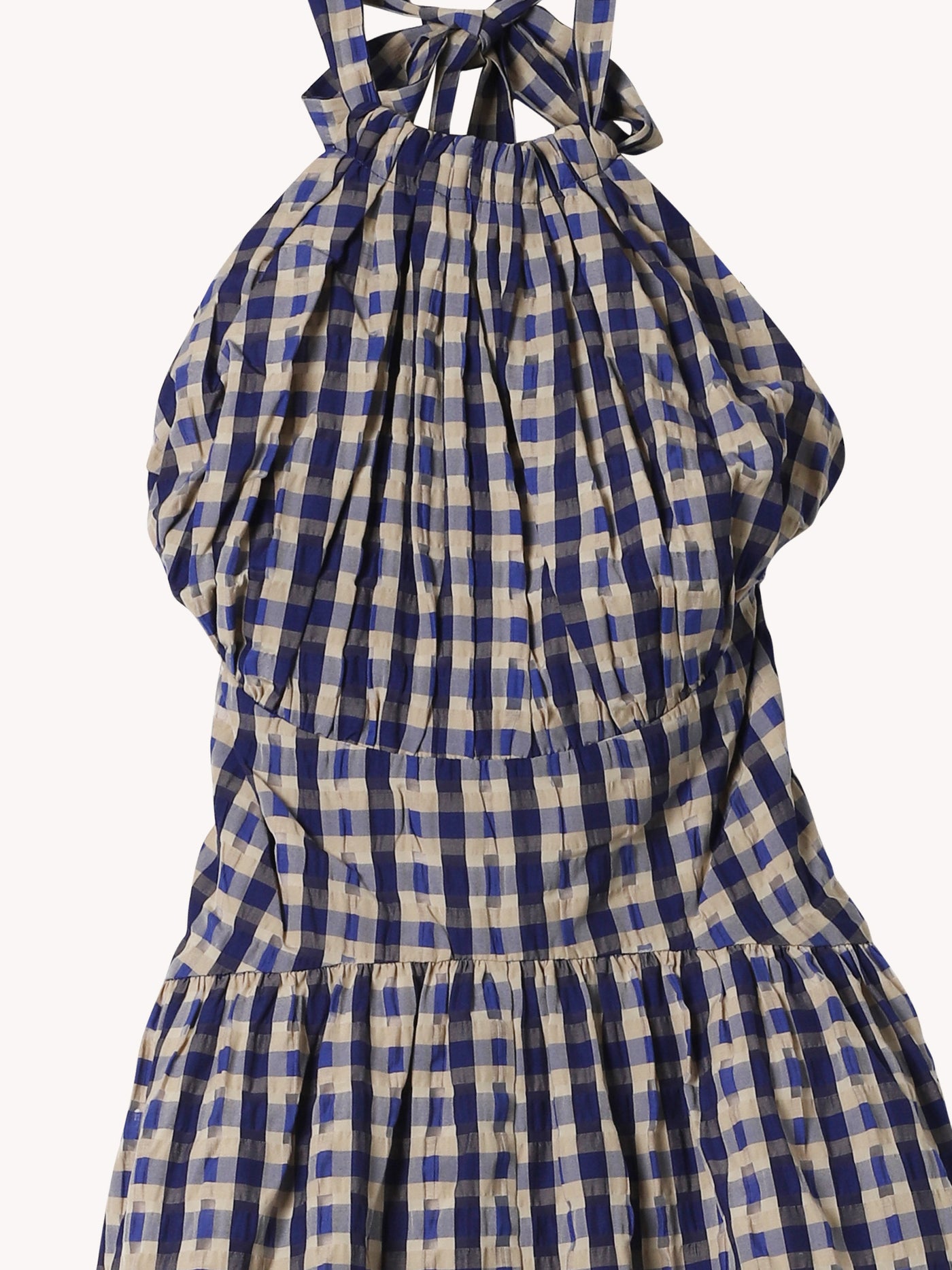 Halter in the Name of Love Seersucker Dress
