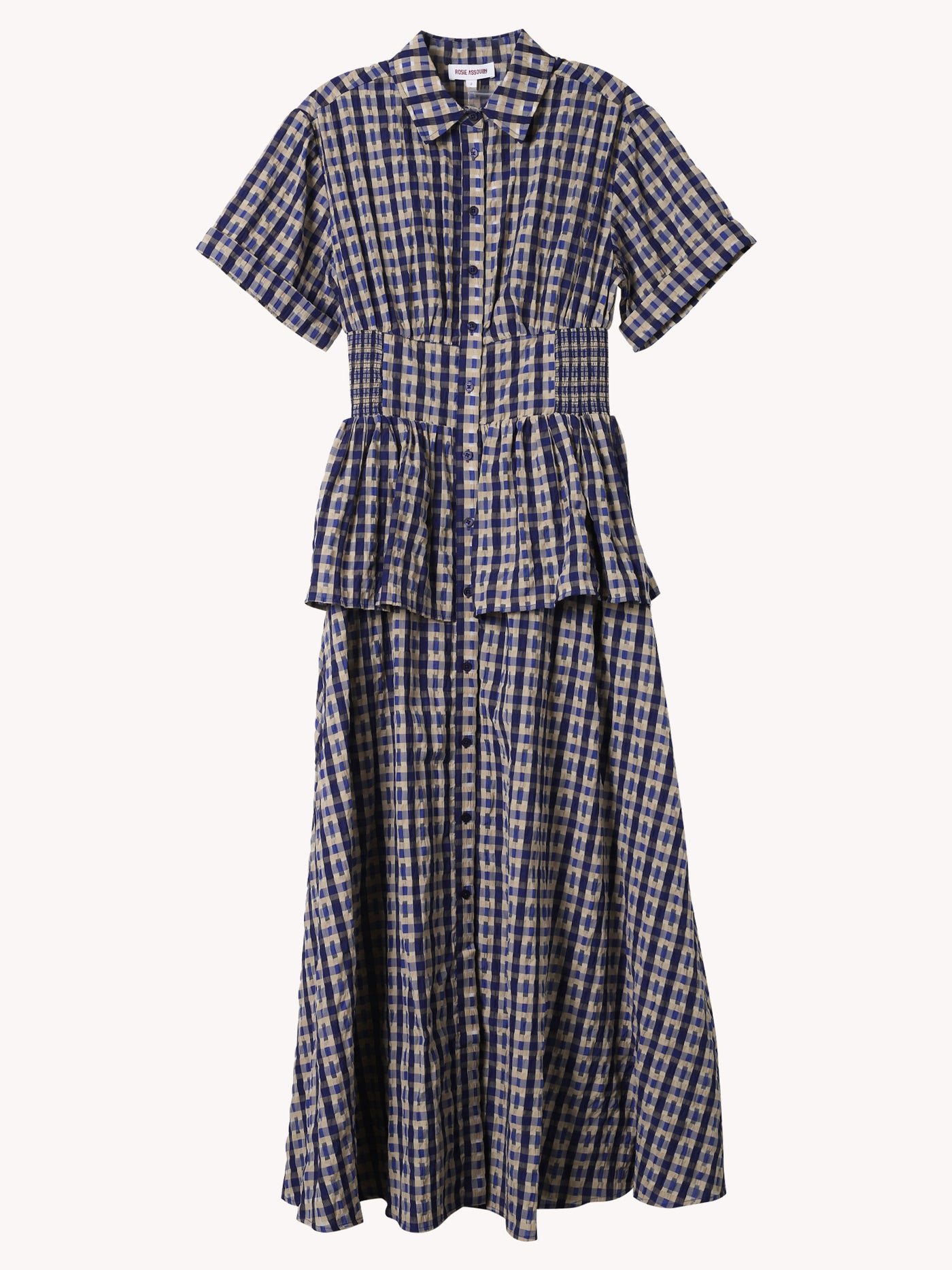 BOOGIE WOOGIE BUGLE BOY DRESS SEERSUCKER CHECK