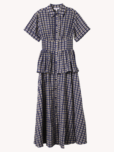 BOOGIE WOOGIE BUGLE BOY DRESS SEERSUCKER CHECK