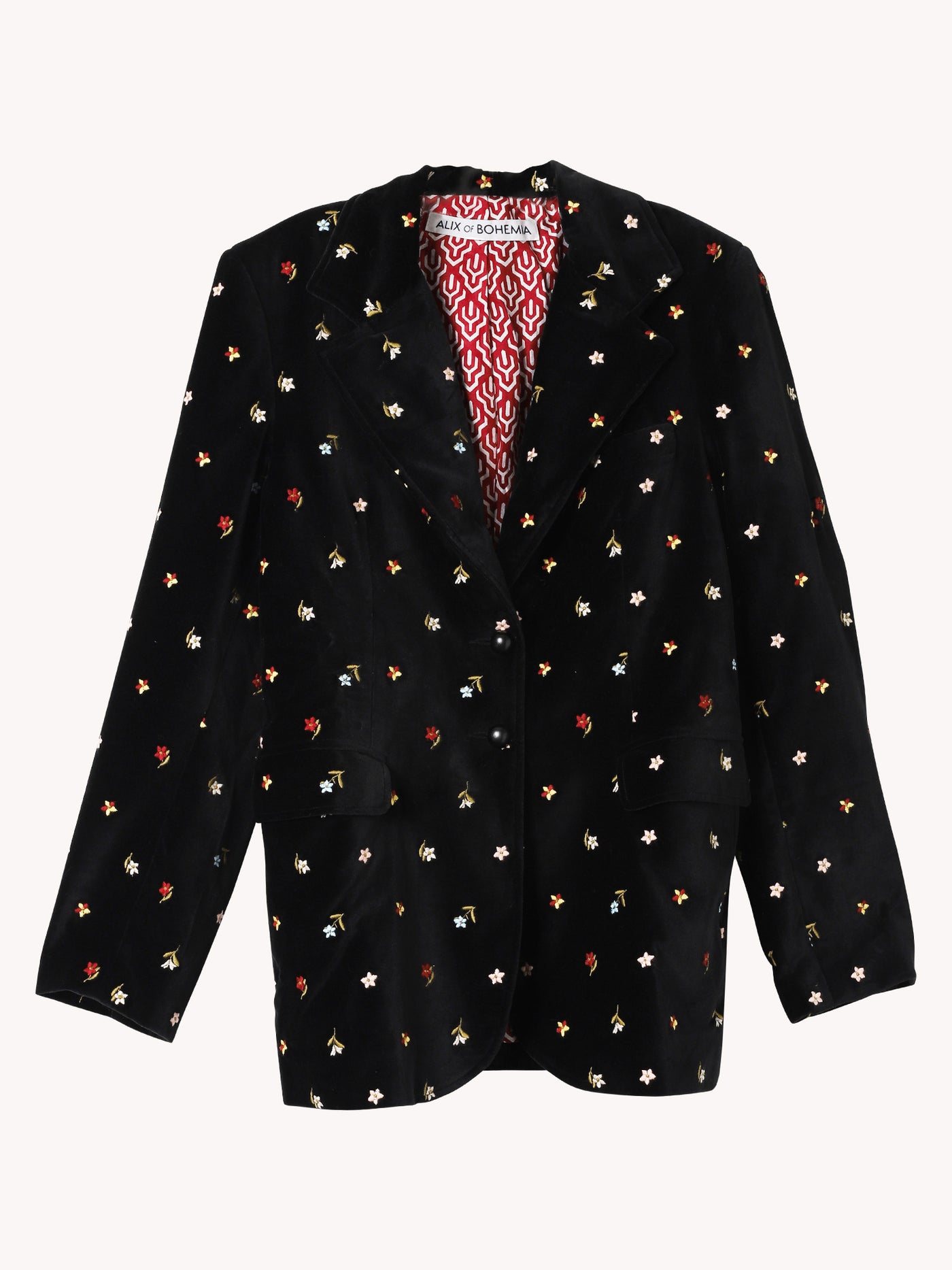 Afternoon Onyx Bouquet Blazer