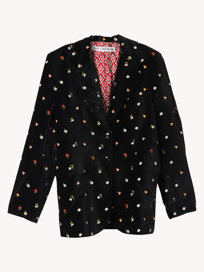 Afternoon Onyx Bouquet Blazer