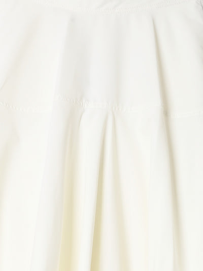 Off White Midi Skirt