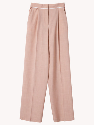 Canvas High Waist Pants
