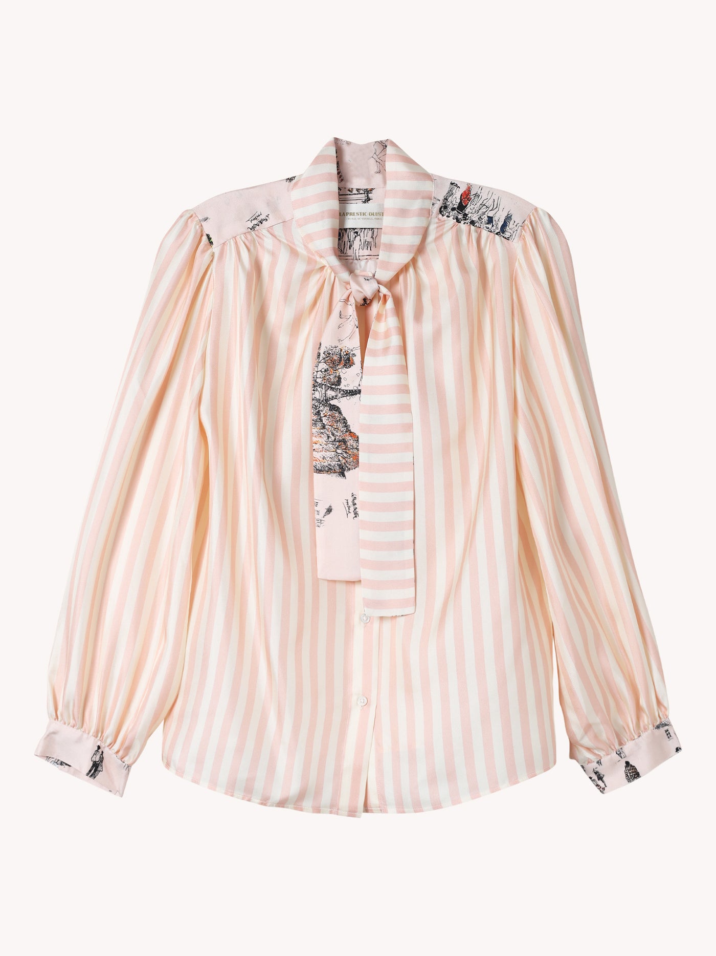 Francoise Mix Raye Blouse