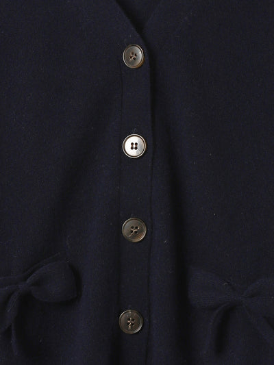 Bow Pocket Cardigan
