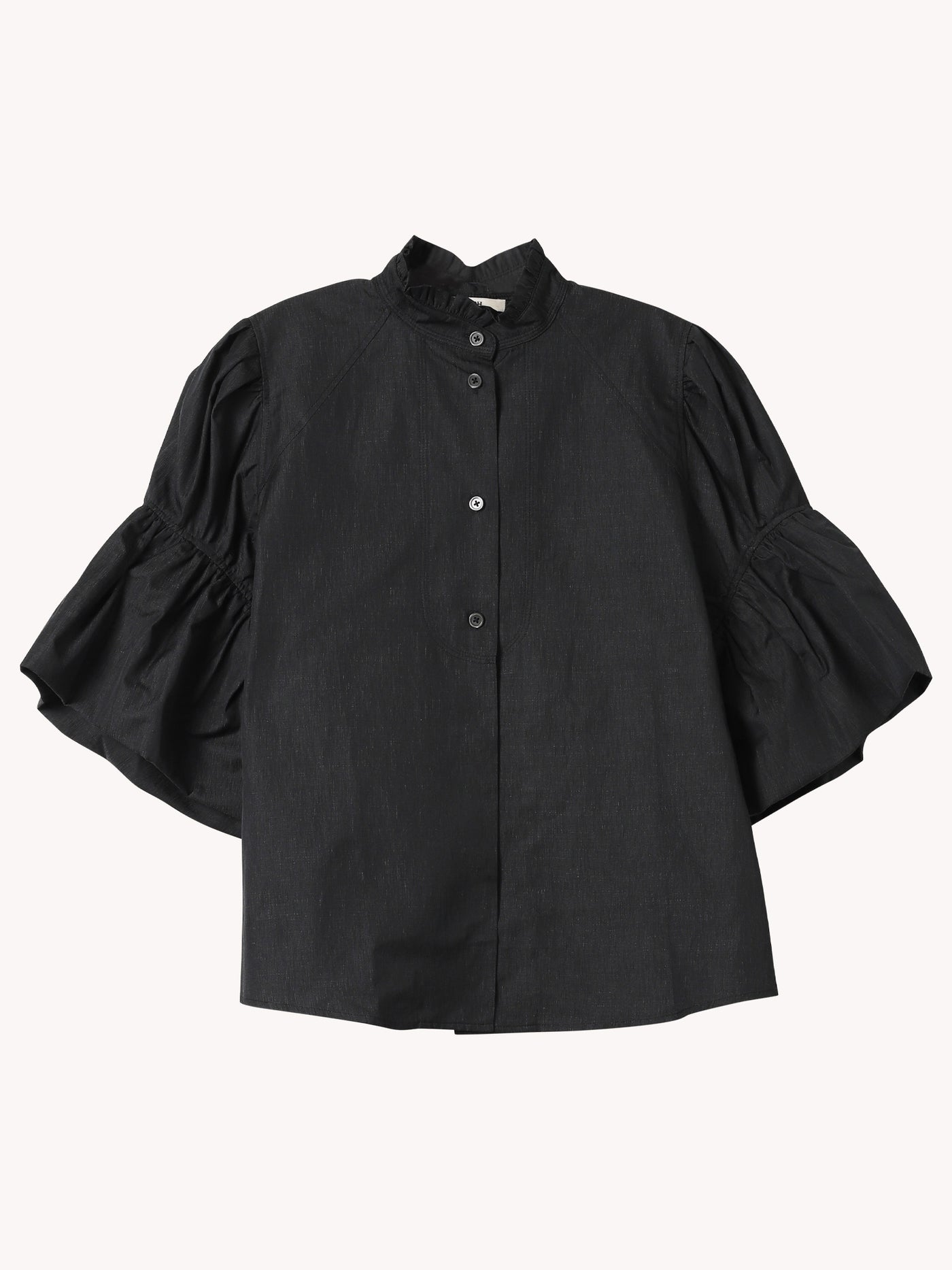PUFF SLEEVE DROP SHOULDER BLOUSE