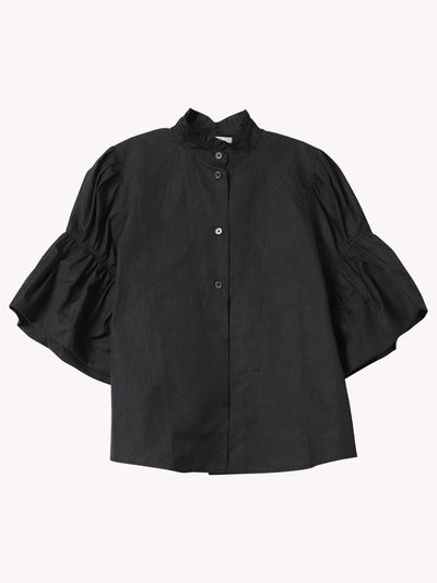 PUFF SLEEVE DROP SHOULDER BLOUSE