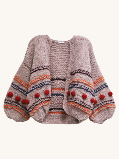 Bobbles Alpaca Bomber Cardigan