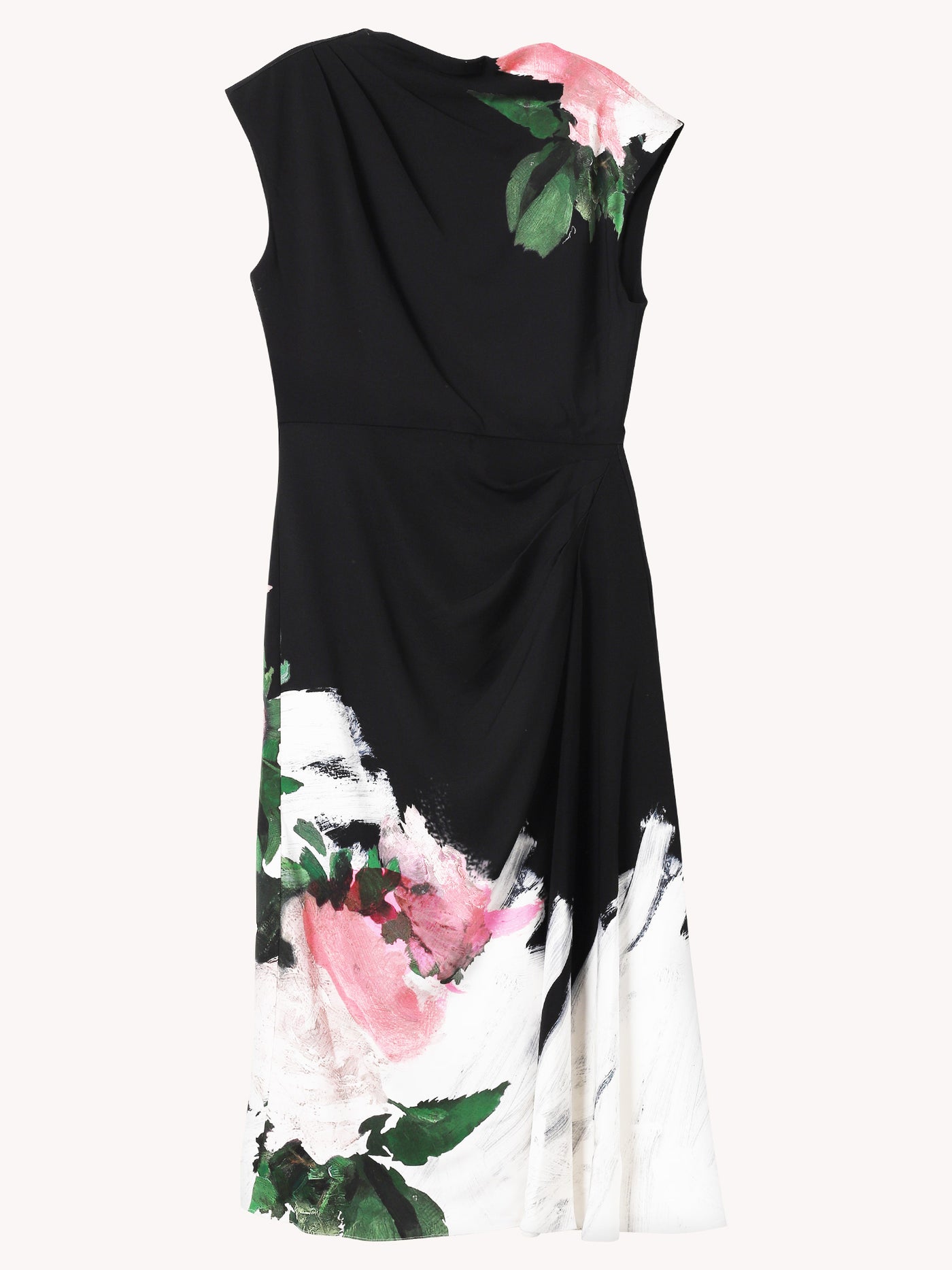 Short Cap Sleeve Midi Dress