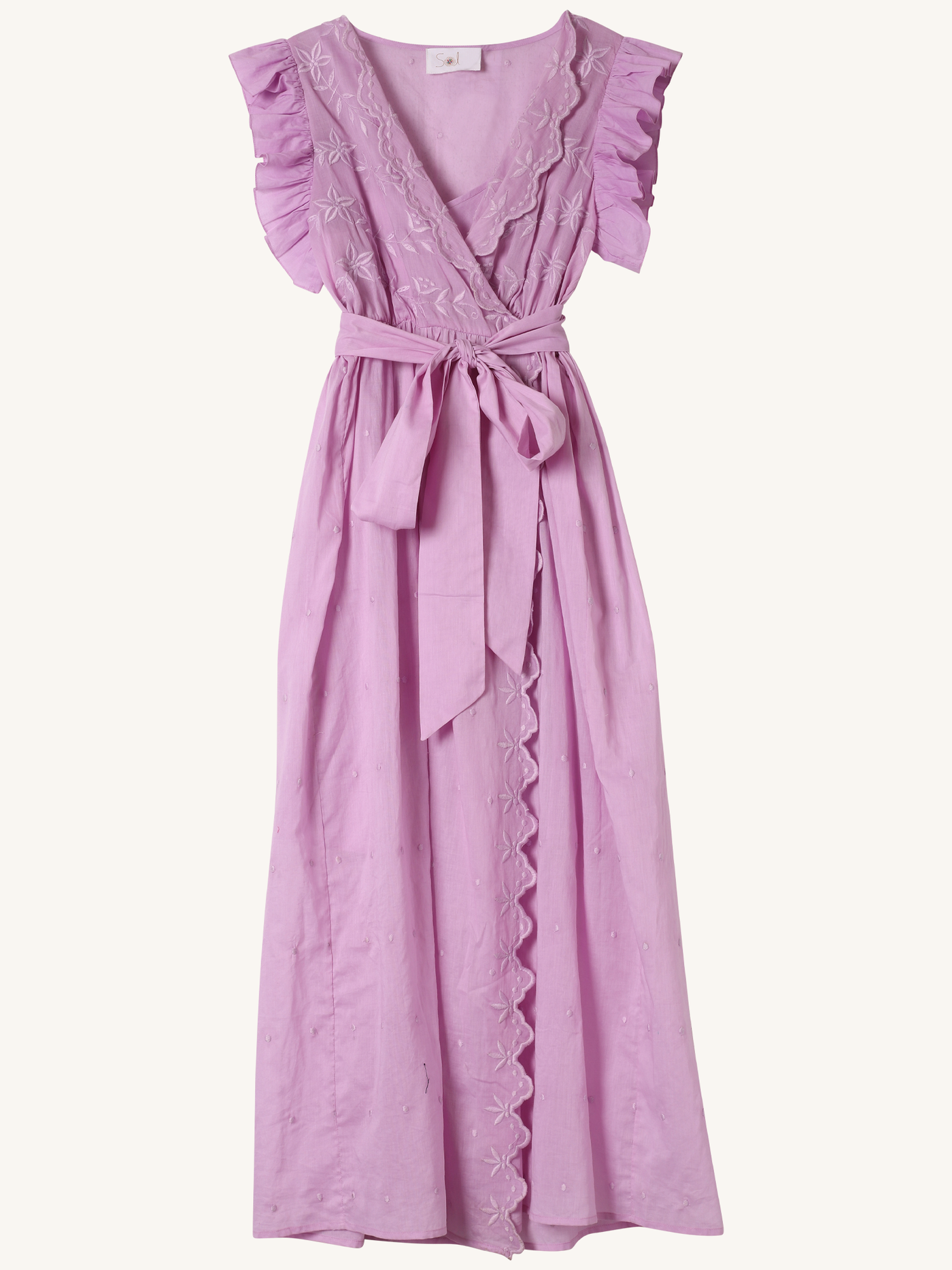 Violet Ruffle Dress