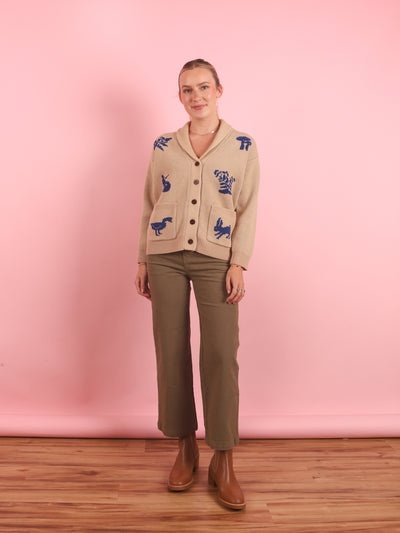 Print Tarlo Cardigan