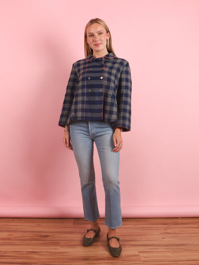 Plaid Wool Jacket