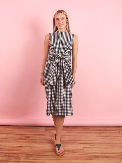 Plaid Lamin Dress