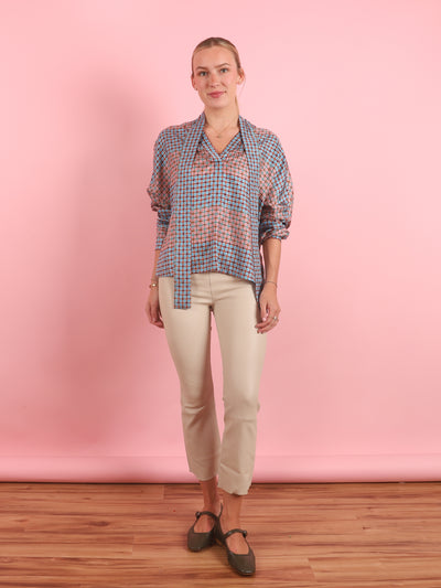 Tile Printed Top