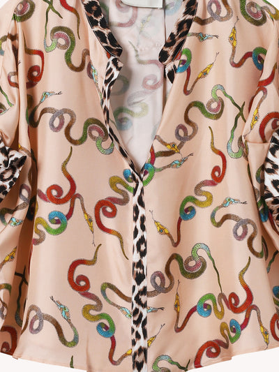 SULTANA SILK SERPENT BLOUSE