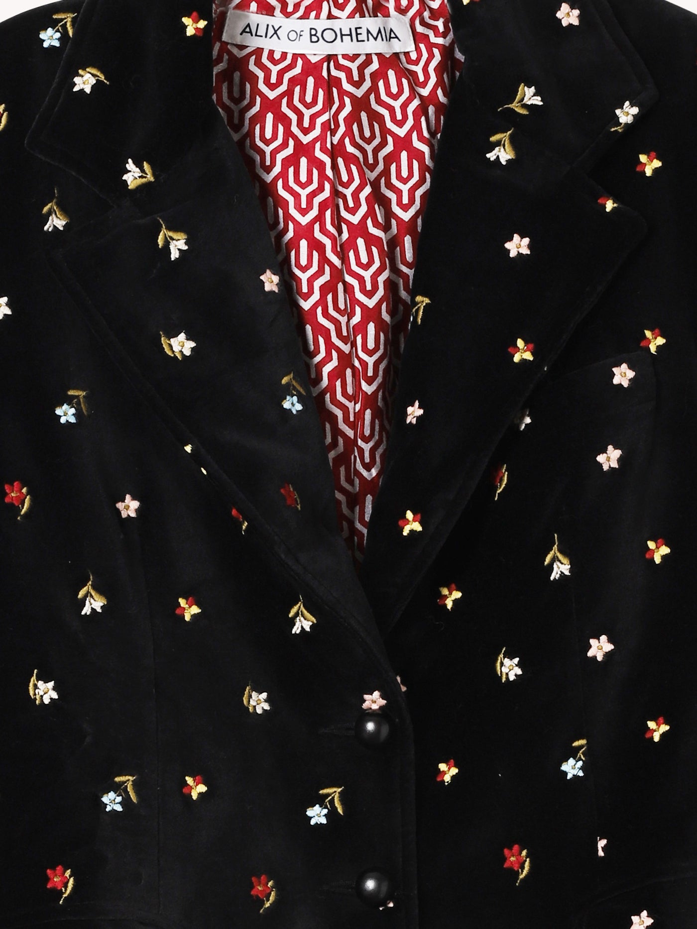 Afternoon Onyx Bouquet Blazer