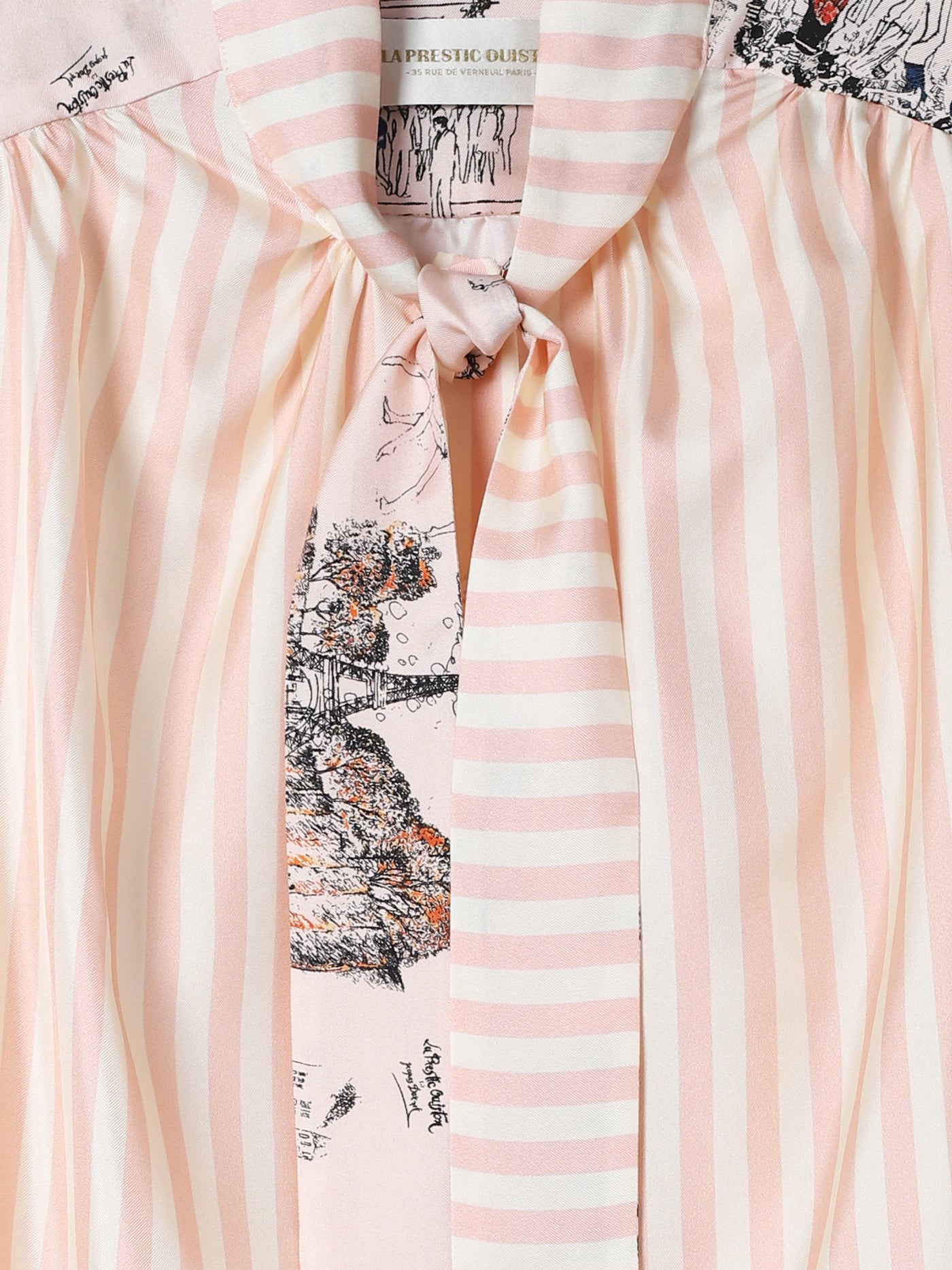 Francoise Mix Raye Blouse
