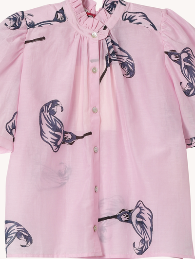 WINN PINK CALLA LILY SHIRT