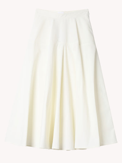Off White Midi Skirt