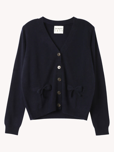 Bow Pocket Cardigan