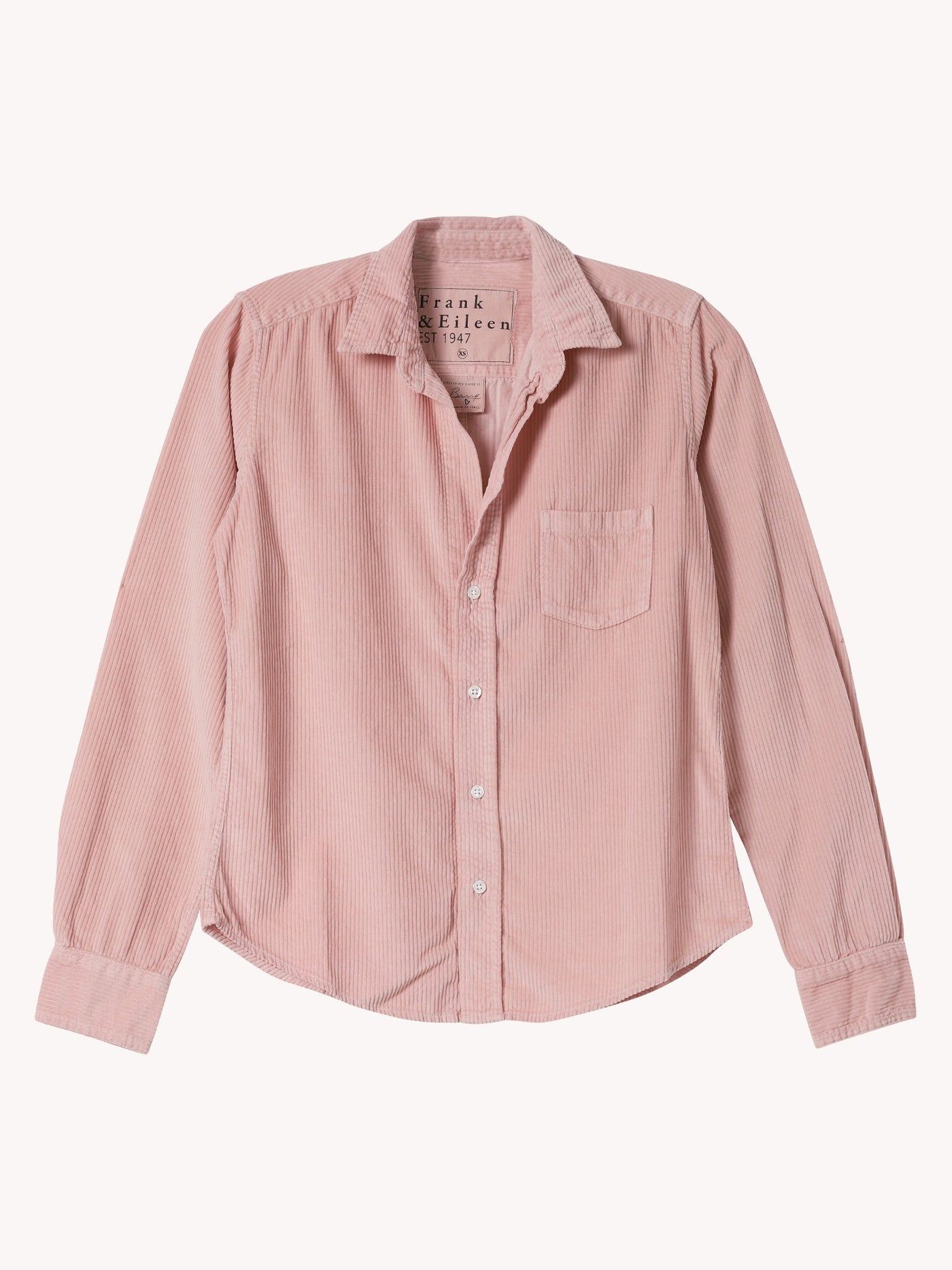 Barry Corduroy Shirt in Dusty Pink